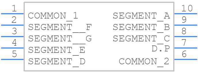 LAP-401VD - ROHM Semiconductor - PCB symbol