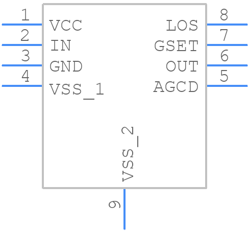 MAX7450ESA+ - Analog Devices - PCB symbol