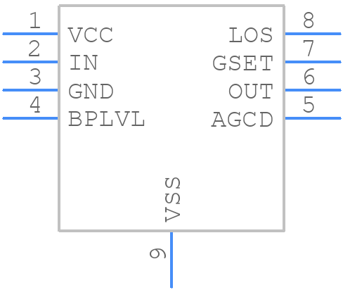 MAX7452ESA+ - Analog Devices - PCB symbol