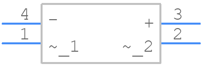 DF1504ST-G - Comchip Technology - PCB symbol