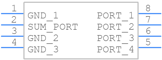 AD4PS-1+ - Mini-Circuits - PCB symbol
