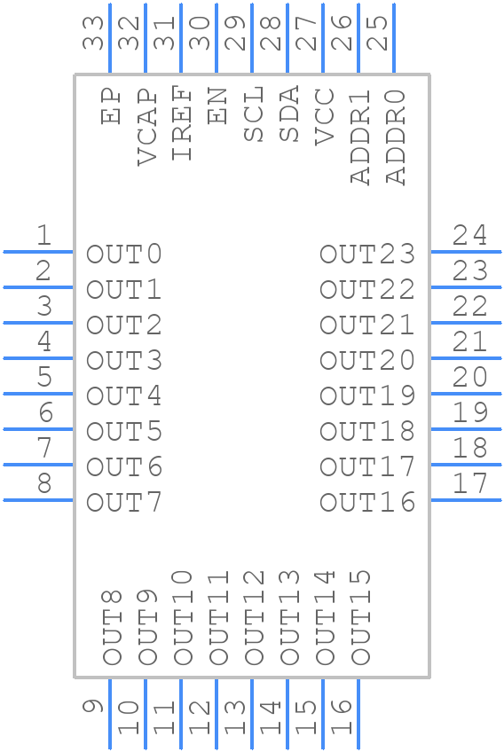 PLP5024RSMR - Texas Instruments - PCB symbol