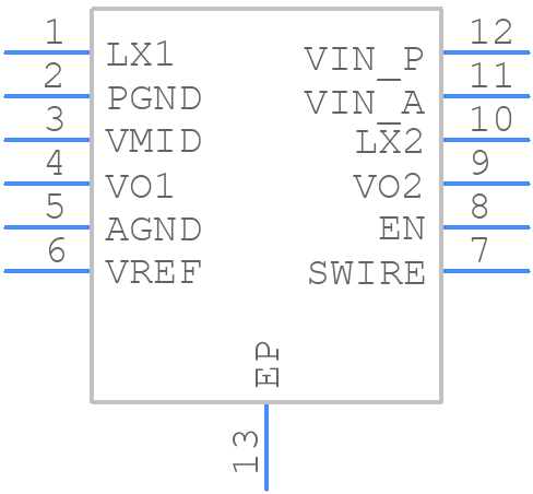 STOD03BTPUR - STMicroelectronics - PCB symbol
