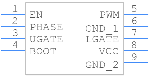 RT9610CGQW - RICHTEK - PCB symbol