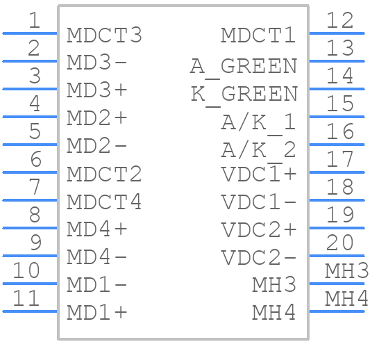 JXK0-2500NL - Yageo Group - PCB symbol