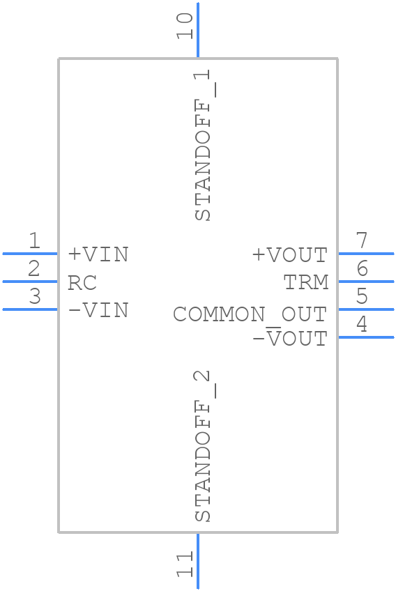 CC10-0512DF-E - TDK Lambda - PCB symbol