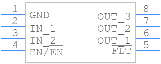 TPS2000CDGK - Texas Instruments - PCB symbol
