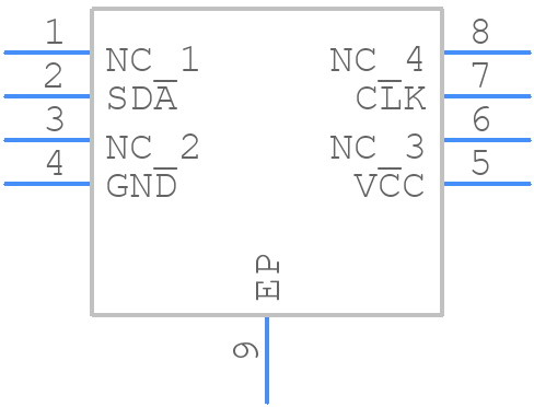 AT88SC0808CA-Y6H-T - Microchip - PCB symbol