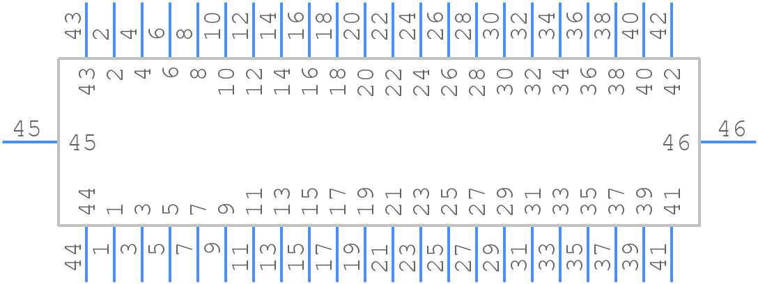 FB35C-RA40-3A - DDK - PCB symbol