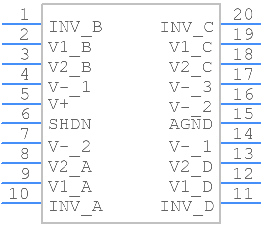 LTC1562IG#PBF - Analog Devices - PCB symbol