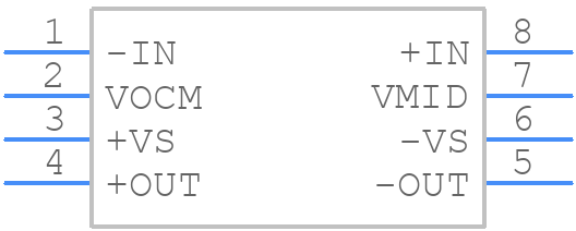 LTC1992HMS8#PBF - Analog Devices - PCB symbol