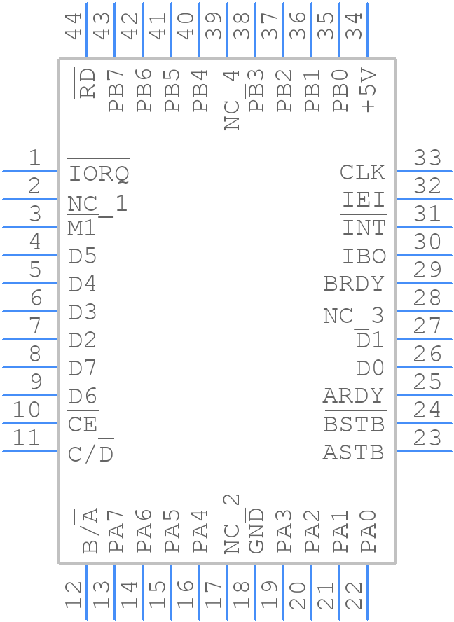 Z84C2010AEG - LITTELFUSE - PCB symbol