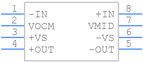 LTC1992-2IMS8#TRPBF - Analog Devices - PCB symbol
