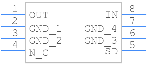 LM2936HVBMAX3.3 - Texas Instruments - PCB symbol