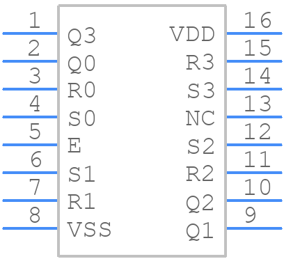NLV14043BDG - onsemi - PCB symbol