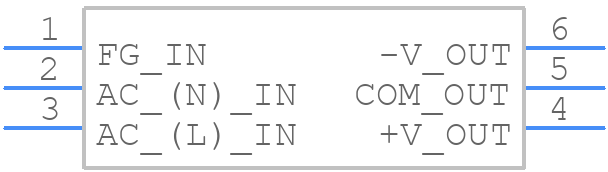 YW1015A - Cosel - PCB symbol