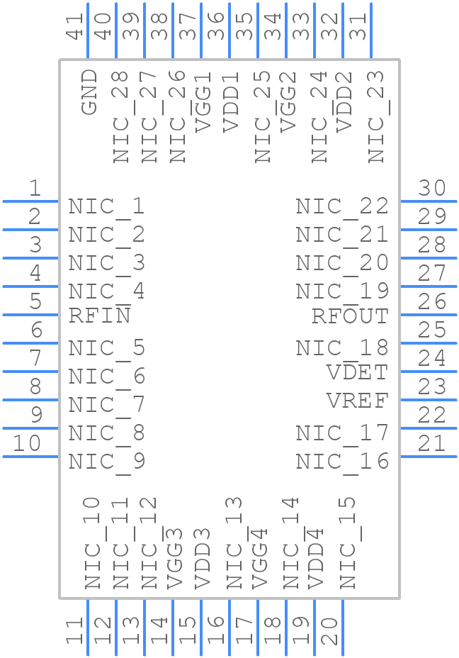 HMC1121LP6GETR - Analog Devices - PCB symbol