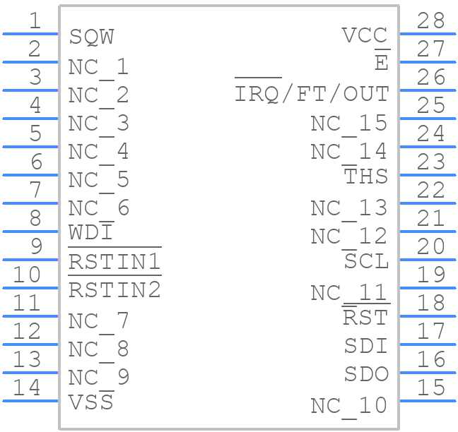 M41T94MH6E - STMicroelectronics - PCB symbol