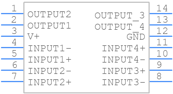 LP339MX NOPB - Texas Instruments - PCB symbol
