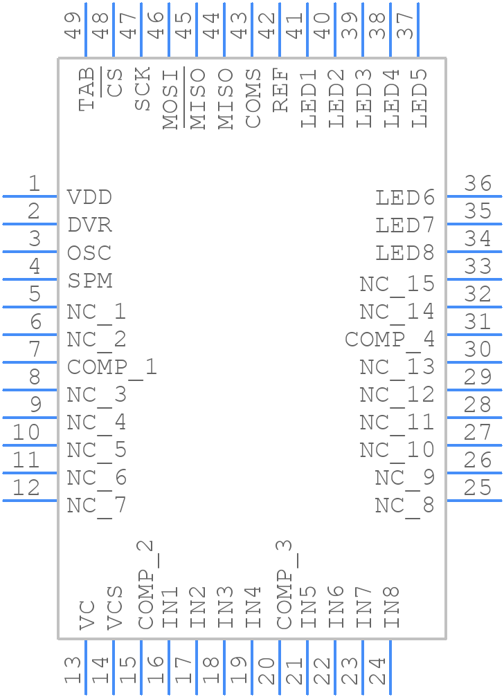 SCLT3-8BQ7 - STMicroelectronics - PCB symbol