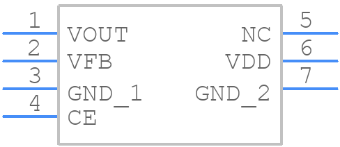 RP132K331B-TR - Ricoh - PCB symbol