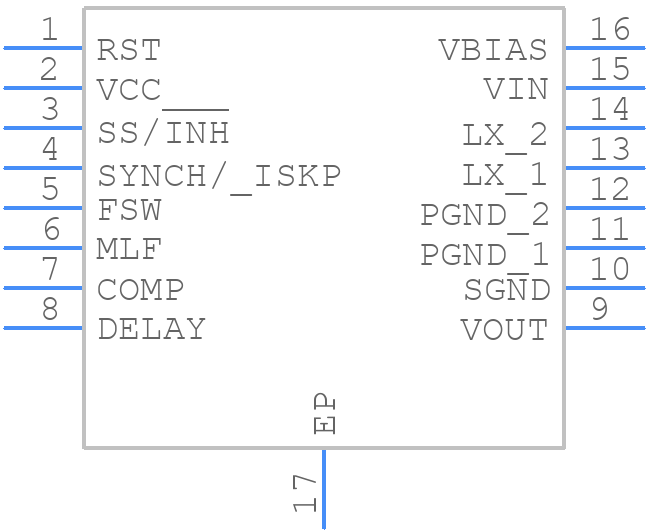 A6986F5V - STMicroelectronics - PCB symbol