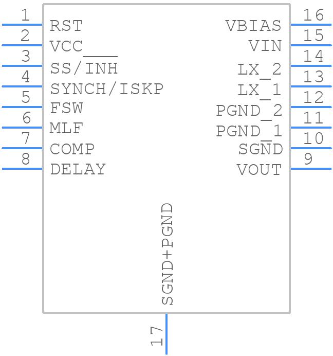 A6986FTR - STMicroelectronics - PCB symbol