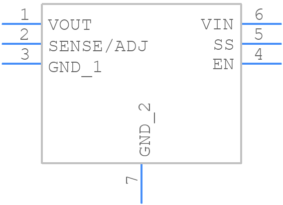 ADP7142ACPZN3.3-R7 - Analog Devices - PCB symbol