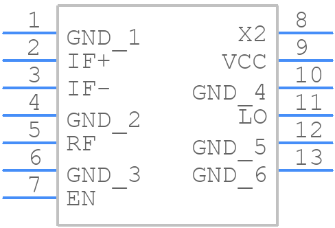 LTC5548IUDB#TRPBF - Analog Devices - PCB symbol