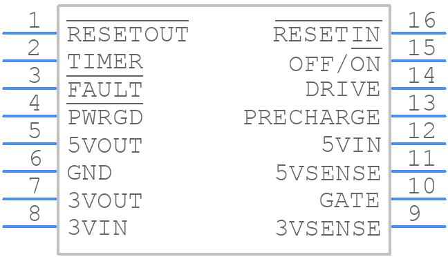 LTC1646IGN#PBF - Analog Devices - PCB symbol