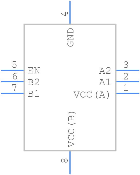 PCA9509GM,125 - NXP - PCB symbol