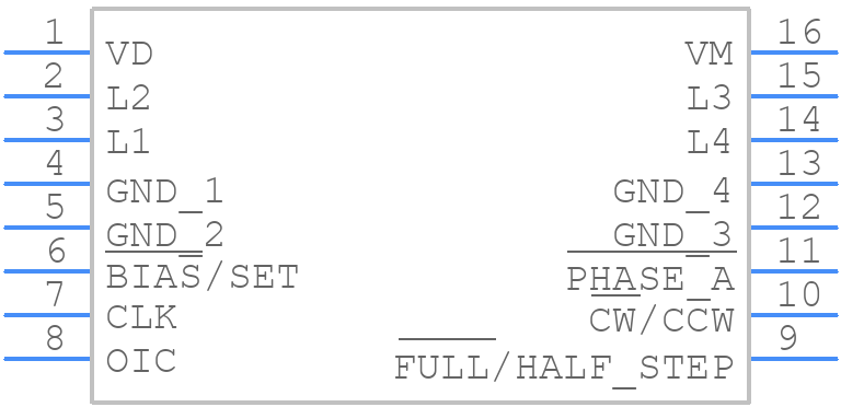 MC3479P - onsemi - PCB symbol