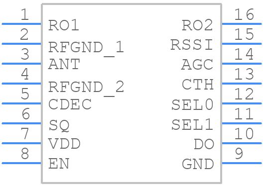 MICRF230YQS-TR - Microchip - PCB symbol