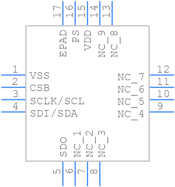 G-NICO-023 - TE Connectivity - PCB symbol