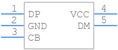 MAX14630EZK+ - Analog Devices - PCB symbol