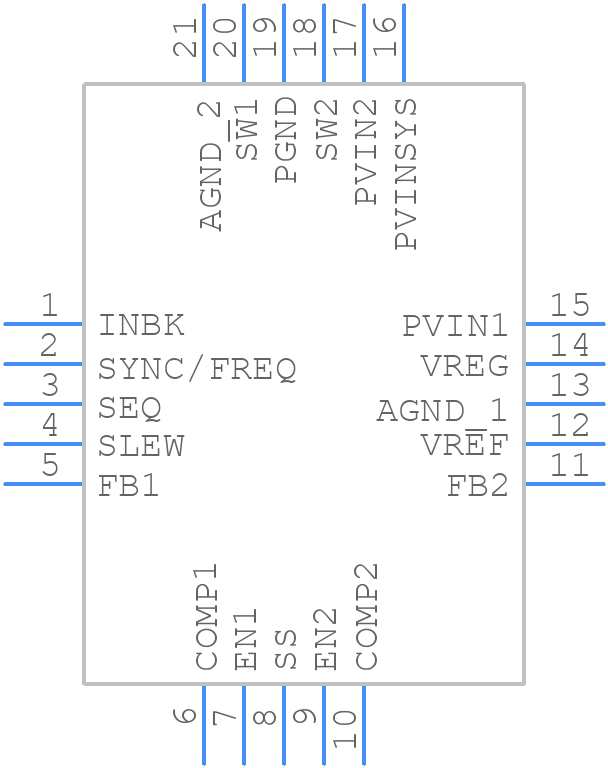 ADP5071ACPZ-R7 - Analog Devices - PCB symbol