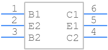 FMB5551 - onsemi - PCB symbol