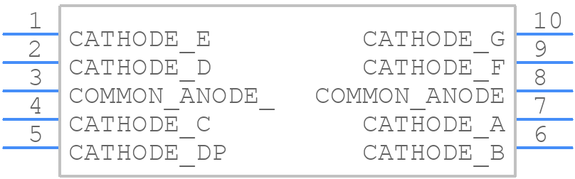 SA52-11EWA - Kingbright - PCB symbol