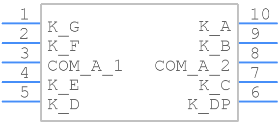 SA39-11SURKWA - Kingbright - PCB symbol