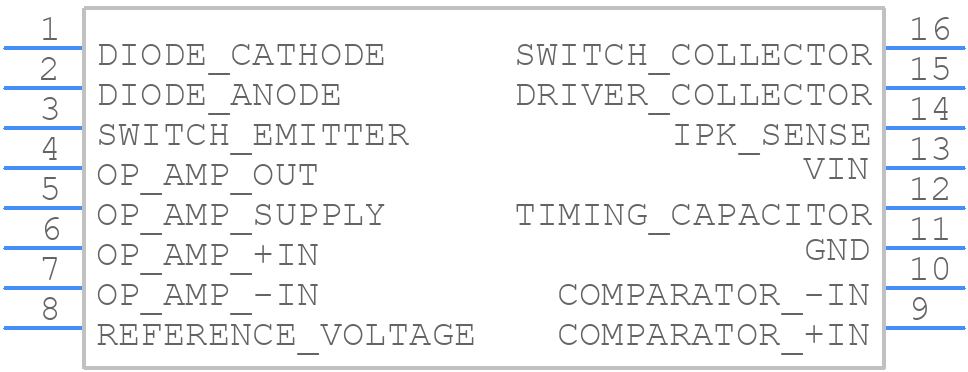 LM78S40CN - Texas Instruments - PCB symbol