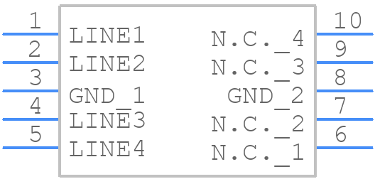 PHDMI2FR4Z - Nexperia - PCB symbol