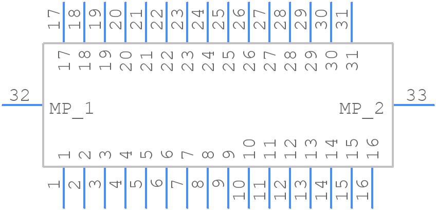 M40-6003146R - Harwin - PCB symbol