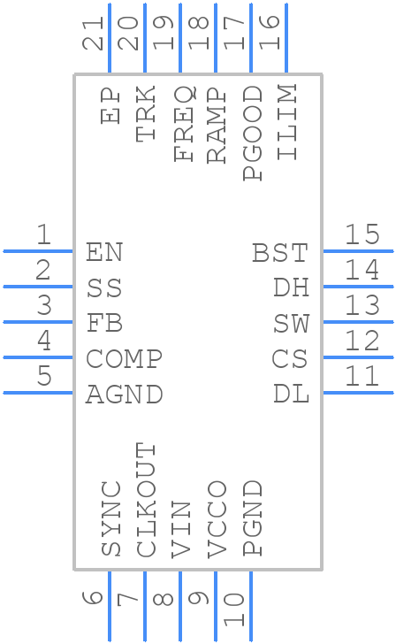 ADP1853ACPZ-R7 - Analog Devices - PCB symbol