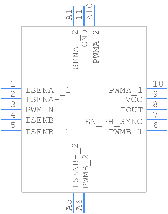 ISL6617IRZ - Renesas Electronics - PCB symbol