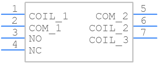 FTR-P4CN012W1 - FCL Components - PCB symbol