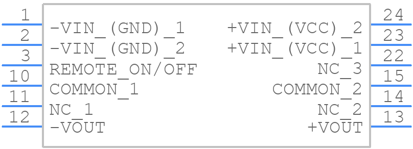 TES3-2422WI - Traco Power - PCB symbol