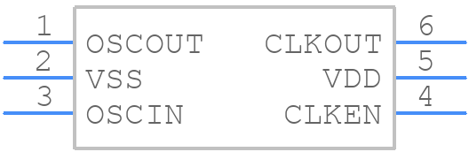 EM7604 - EM MICROELECTRONIC - PCB symbol