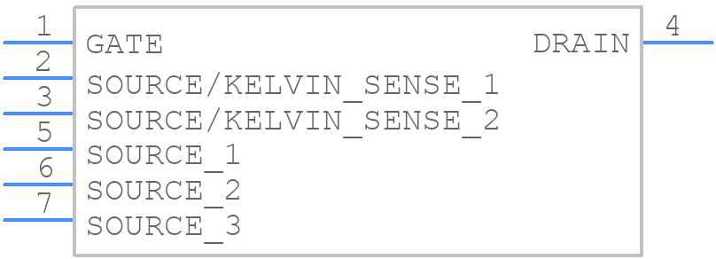 FDB0250N807L - onsemi - PCB symbol