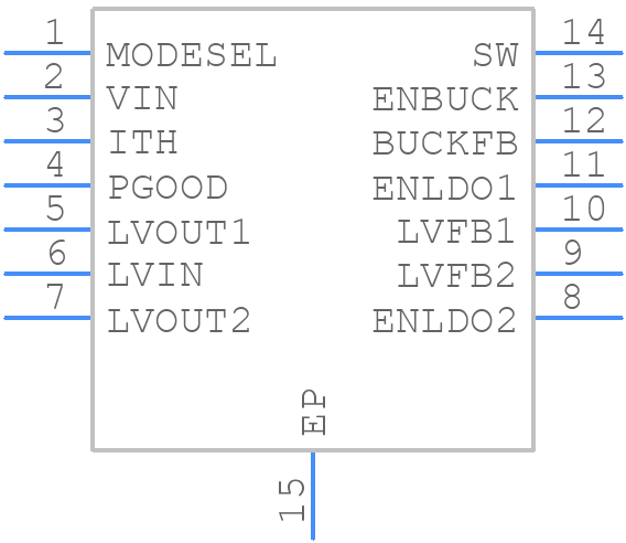 LTC3446EDE#PBF - Analog Devices - PCB symbol