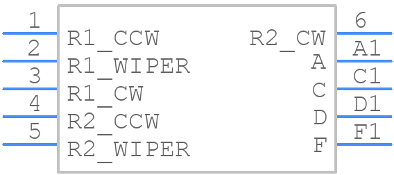 PTM902-025K-503A2 - Bourns - PCB symbol